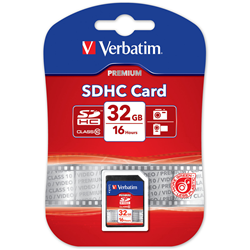 VERBATIM PREMIUM SDXC MEMORY CARDS 128GB UHS-I