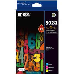 EPSON INK CARTRIDGE 802XL Colour Pack