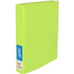 Bantex Fruits Binder A4 3D Ring 25mm PVC Lime