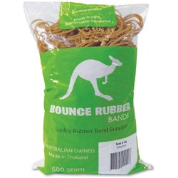 Bounce Rubber Bands Size 14 500gm Bag