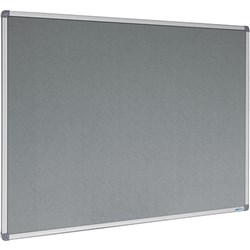 VISIONCHART PINBOARD FELT 900 x 600mm Grey