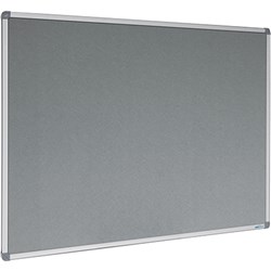 Visionchart Felt Pinboard 2400x1200mm Aluminium Frame