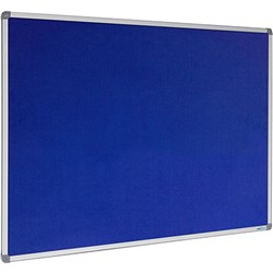 Visionchart Felt Pinboard 900x600mm Aluminium Frame