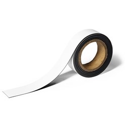 DURABLE MANETIC LABELLING TAPE 40MM X 5M WHITE 170902