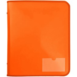 Marbig Zipper Binder A4 Tech Case 25mm 2D Orange