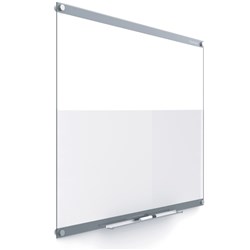 Quartet Infinity Glass Board Magnetic Glass Dry Erase Board 457 x 609mm Clear/Silver