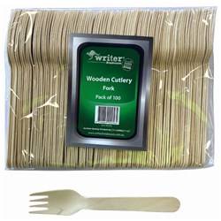 Earth Recyclable Wooden Fork 160mm