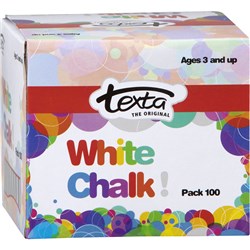 Texta Chalk White Pack Of 100