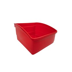 Visionchart Plastic Large Book Tub Red Red