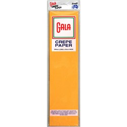 Alpen Gala Crepe Paper 240X50cm National Gold Pack of 12