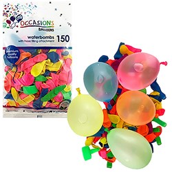 Alpen Waterbomb Balloons Assorted Colours Pack of 150