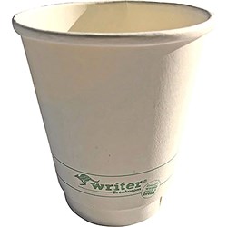 Writer Breakroom Eco Paper Cup 12oz White