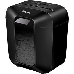 Fellowes Powershred LX10 Cross-Cut Shredder Black