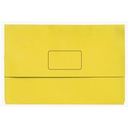 MARBIG SLIMPICK WALLET BRIGHT Foolscap Yellow Pk10 