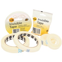MARBIG INVISIBLE TAPE 18mmx66m Clear 