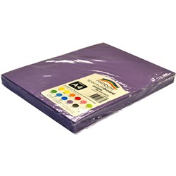 Rainbow Spectrum Board A4  220gms Purple 100 Sheets