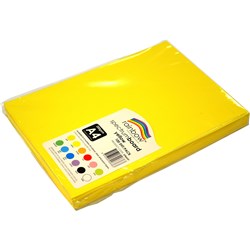 Rainbow Spectrum Board A4  220 gsm Yellow 100 Sheets