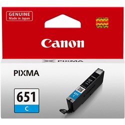 CANON INK CARTRIDGE 651 Cyan  