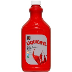 EC LIQUICRYL PAINT 2 Litre Brilliant Red 