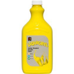 EC LIQUICRYL PAINT 2 Litre Brilliant Yellow 