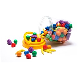 LEARNING CAN BE FUN Fruit Counters Jar 60 