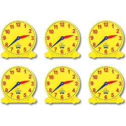 LEARNING CAN BE FUN Student Clocks Set 6 