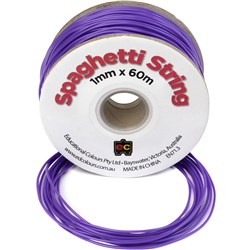 EC SPAGHETTI STRING 1mm X 60mt Purple 
