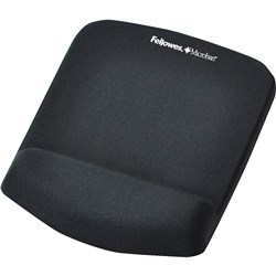 FELLOWES MOUSE PAD WRIST REST Plush Touch Features Microban 