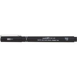 UNI PIN 200 FINE LINER PEN 0.2mm Black 