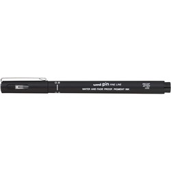 UNI PIN 200 FINE LINER PEN 0.8mm Black 