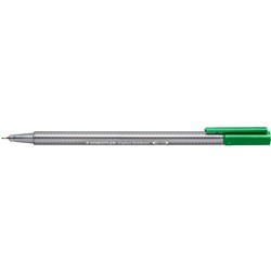 STAEDTLER TRIPLUS 334 Fineliner Green Pack of 10