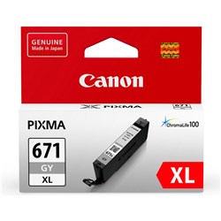 CANON INK CARTRIDGE 671XL Grey  