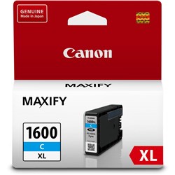 CANON INK CARTRIDGE 1600XL Cyan  