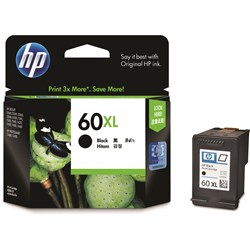 HP INK CARTRIDGE 60XL Black  