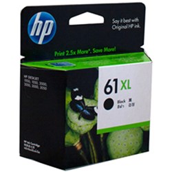 HP INK CARTRIDGE 61XL Black  