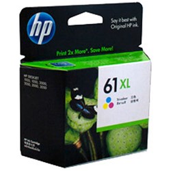 HP INK CARTRIDGE 61XL Tri-Colour  