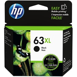 HP INK CARTRIDGE 63XL Black