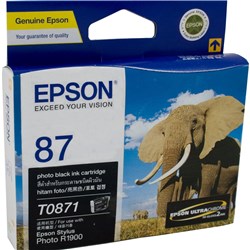 EPSON INK CARTRIDGE 87 Black T0871  