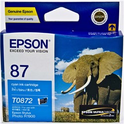 EPSON INK CARTRIDGE 87 Cyan T0872  