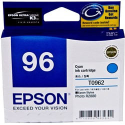 EPSON INK CARTRIDGE 96 Cyan T0962  