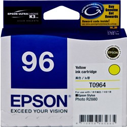 EPSON INK CARTRIDGE 96 Yellow T0964  