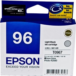 EPSON INK CARTRIDGE 96 Light Black T0967  