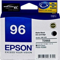 EPSON INK CARTRIDGE 96 Matte Black T0968  