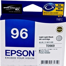 EPSON INK CARTRIDGE 96 Light Light Black T0969