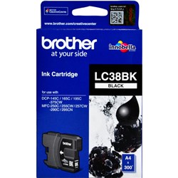 BROTHER INK CARTRIDGE LC-38BK Black  