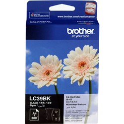 BROTHER INK CARTRIDGE LC-39BK Black  