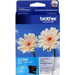 BROTHER INK CARTRIDGE LC-39C Cyan  