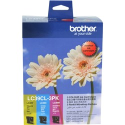 BROTHER INK CARTRIDGE LC-39CL3PK Colour Pack  