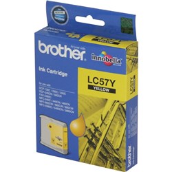 BROTHER INK CARTRIDGE LC-57Y Yellow  