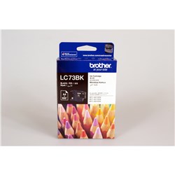 BROTHER INK CARTRIDGE LC-73BK Black  